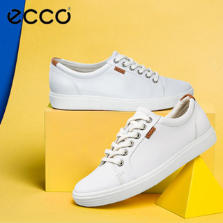 Ecco รองเท้าหนังลําลอง กันลื่น สําหรับผู้ชาย SOFT.7 430004