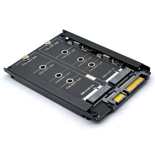 อะแดปเตอร์การ์ด SSD Dual M.2 B-Key SSD เป็น 6G อินเตอร์เฟซ SATA เป็น Dual M.2 SATA 2.5 นิ้ว