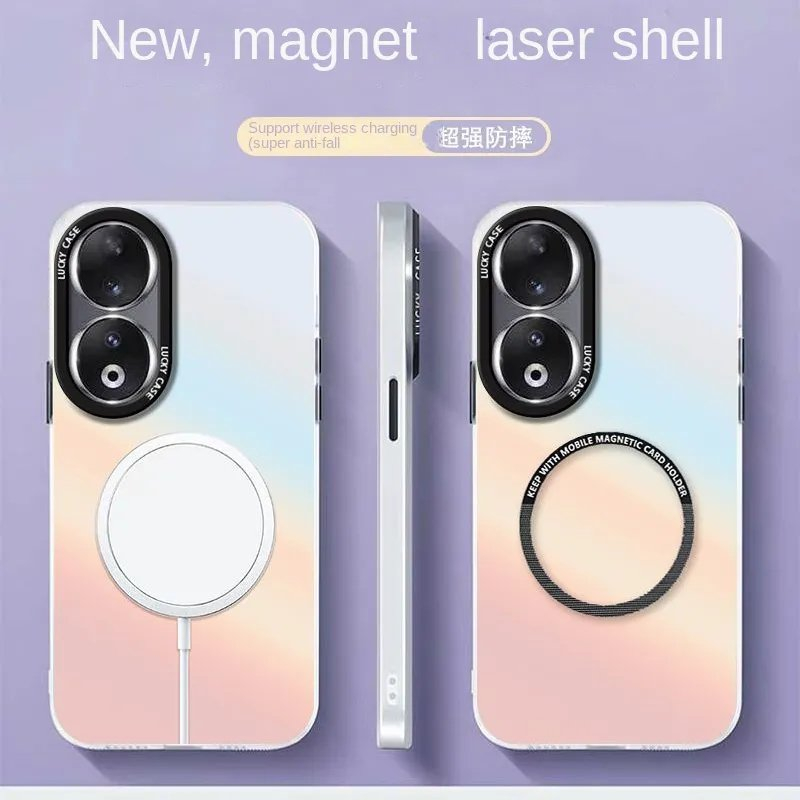 เคสโทรศัพท์มือถือแบบแข็ง แม่เหล็กไร้สาย สําหรับ Huawei Honor x9b 100 90 magic 5 Pro Pro nova 11 10 9 7se mate 50 40 60 mate60 p60 art p50
