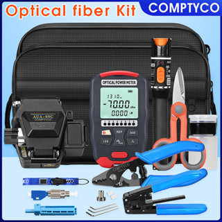 Comptyco C7 ชุดเครื่องมือไฟเบอร์ออปติก D7 -70+~10dbm 10KM VFL พร้อมอะแดปเตอร์ FC-LC 60C