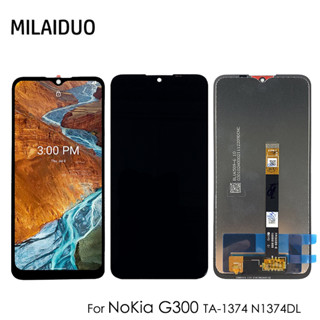 หน้าจอสัมผัส LCD 6.52 นิ้ว พร้อมกรอบ สําหรับ Nokia G300 TA-1374 N1374DL Nokia G300