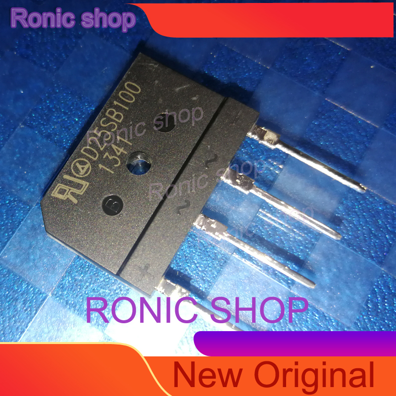 2 ชิ้นใหม่ D25SB100 SIP-4 Bridge Rectifier รับประกันคุณภาพ 25A1000V = D25XB100 = D25X100 = GBJ2510 บ