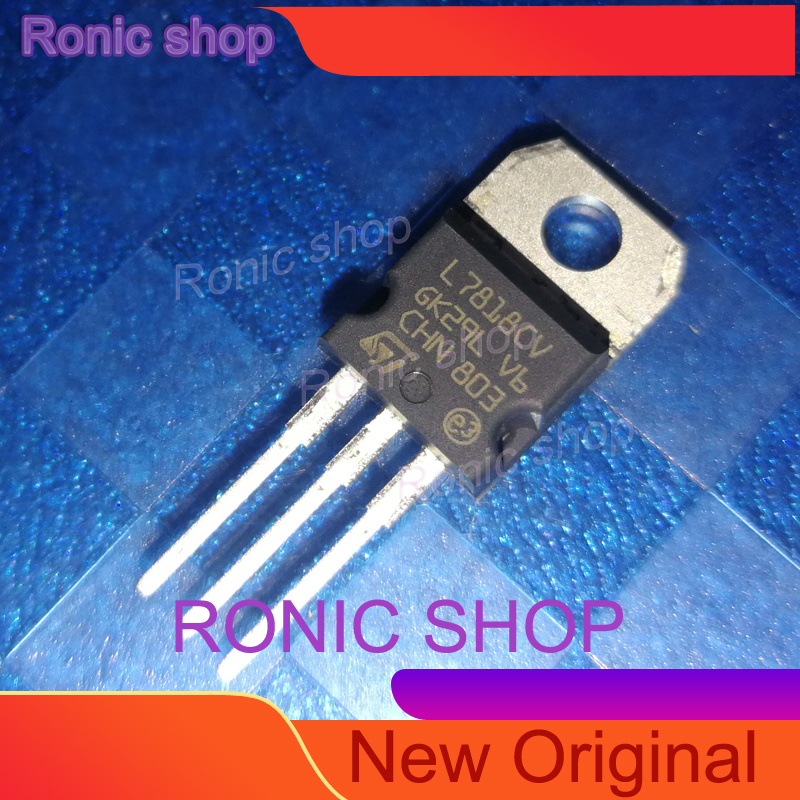 10 ชิ้น L7818CV TO-220 L7818 7818 เรกูเลเตอร์ทรานซิสเตอร์ใหม่ TO220