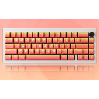 Gmk ปุ่มกดคีย์บอร์ด ลายฟลามิงโก้ 133 คีย์ PBT DYE-SUB สําหรับคีย์บอร์ด Mechanical