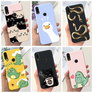 เคสซิลิโคนนิ่ม ลายการ์ตูนเป็ดน่ารัก กันกระแทก สําหรับ Xiaomi Redmi 7 Note 7 Pro Redmi Note7 Pro