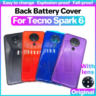 ฝาครอบแบตเตอรี่ด้านหลัง สําหรับ TECNO Spark 6