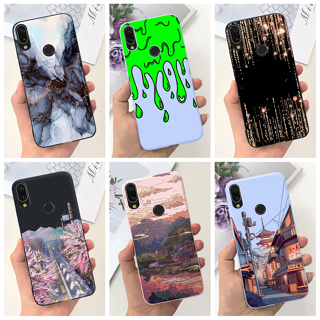 เคสโทรศัพท์ซิลิโคน TPU แบบนิ่ม ลายภูมิทัศน์ สําหรับ Xiaomi Redmi 7 7A Note 7 Pro