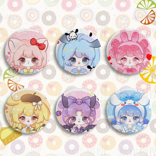 ป้ายเหล็กดีบุก ลายการ์ตูนอนิเมะ Sanrio น่ารัก สําหรับตกแต่งบาร์
