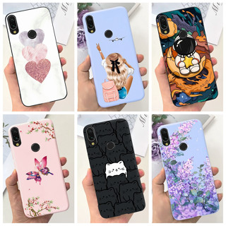 เคสโทรศัพท์ซิลิโคน แบบนิ่ม ลายนักบินอวกาศ สําหรับ Xiaomi Redmi Note 7 Pro 7 7