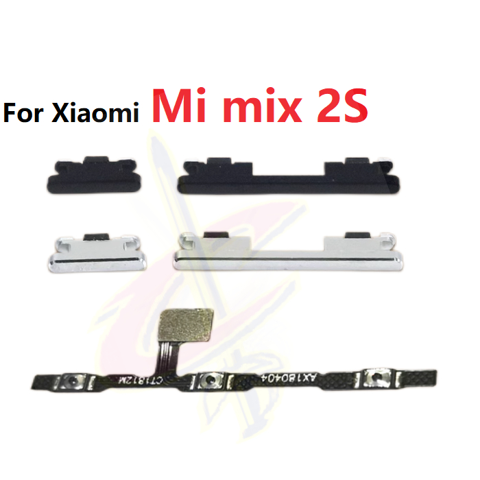 แพรปุ่มสวิตปิดเปิด ปุ่มเปิดปิด ปุ่มเปิดเสียง ปุ่มสวิตช์นอก สําหรับ Xiaomi Mi mix 2s