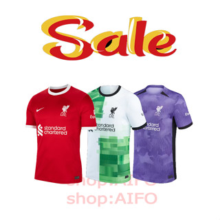 เสื้อกีฬาแขนสั้น ลายทีมชาติฟุตบอล Liverpool 23 24 ชุดเหย้า คุณภาพสูง สําหรับผู้ชาย