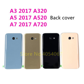 ใหม่ เคสแบตเตอรี่ 3D กระจกด้านหลัง แบบเปลี่ยน สําหรับ samsung Galaxy A3 A5 A7 2017 A320 A520 A720