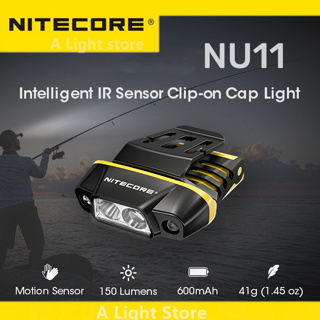 Nitecore NU11 ไฟฉายคาดศีรษะ แบบสัมผัส สําหรับเดินป่า ปีนเขา