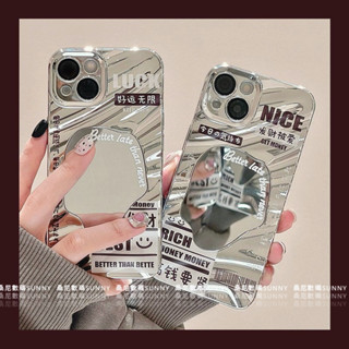 เคสโทรศัพท์มือถือกระจก ชุบไฟฟ้า กันกระแทก พร้อมฟิล์มเลนส์ สําหรับ iphone 15 14 13 11 12 pro max