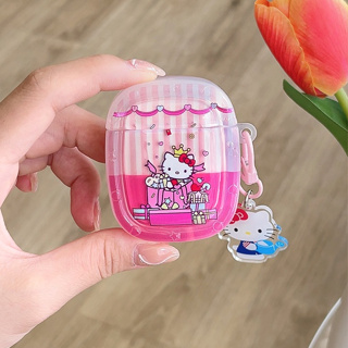 เคสหูฟัง TPU กันกระแทก ลายการ์ตูนเฮลโลคิตตี้ 3D สําหรับ AirPods 3 2 1 Pro 2 Gen Air Pods 3rd 2nd 1st