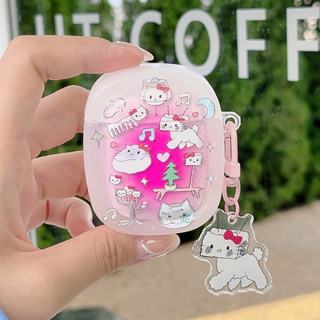 เคสหูฟัง TPU กันกระแทก ลายการ์ตูนแมว Hello Kitty 3D สําหรับ AirPods 3 2 1 Pro 2 Gen 3rd 2nd 1st Generation