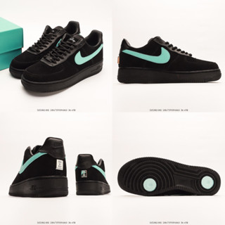 Tiffany &amp; CO. X Air Force1 Low} 1837 "Trendy Retro รองเท้าผ้าใบข้อสั้น DZ1382-001