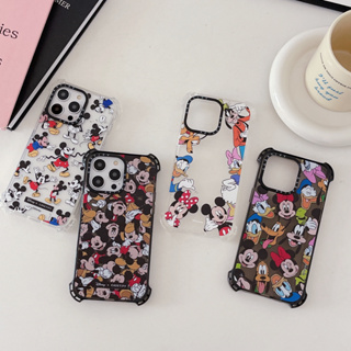 เคสป้องกันโทรศัพท์มือถือ แบบนิ่ม ลายมิกกี้ และมิตรภาพ สําหรับ iphone11 12 13 14 15 pro promax