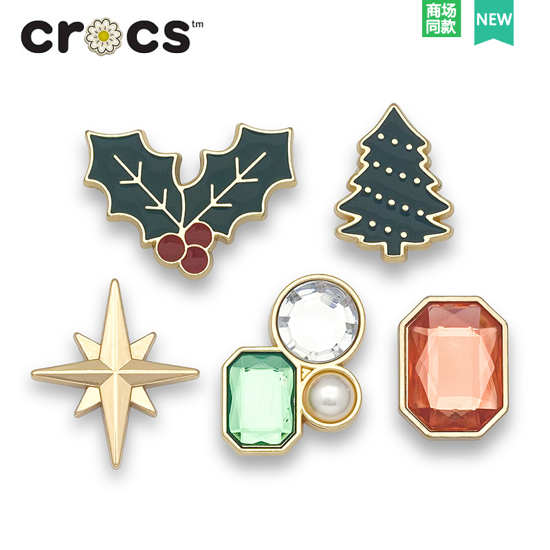 Crocs Jibbitz จี้โลหะ รูปรองเท้า ดอกไม้ หัวเข็มขัด สร้างสรรค์ เครื่องประดับ สําหรับผู้หญิง และผู้ชาย DIY