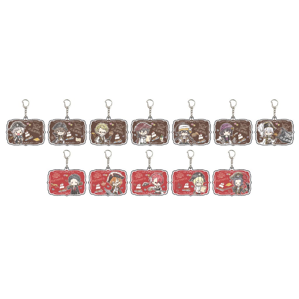 Bungo Stray Dogs Graffiti สไตล์อะนิเมะพวงกุญแจอะคริลิค Yosano Akiko Oda Sakunosuke คอสเพลย์รูปตุ๊กตา