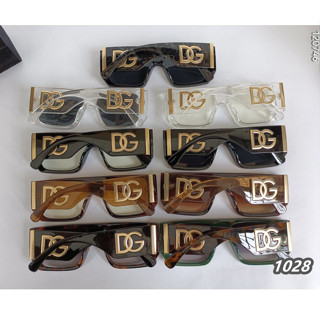 2024 Dolce&amp;Gabbana D&amp;G แว่นตากันแดด อัลตราไวโอเลต ทรงสี่เหลี่ยม หรูหรา พร้อมกล่อง A04