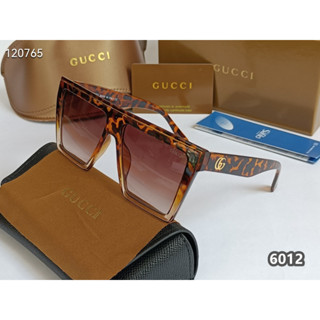 Gucci แว่นตากันแดด อัลตราไวโอเลต ทรงสี่เหลี่ยม หรูหรา พร้อมกล่อง A06 2024