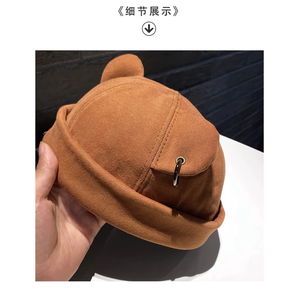 หมวกหนัง แต่งหูแมว สไตล์เกาหลี thumbnail 7