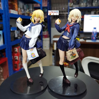 อนิเมะ × F@te Stay Night - Saber [Alter] Hamburg Ver. ฟิกเกอร์ Cavalry 1/7 23 ซม. GK ของเล่น ของขวัญ สําหรับสะสม