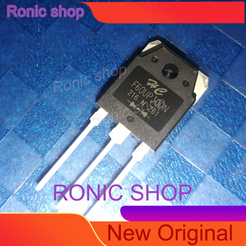 2pcs F60UP30DN 60UP30DN F60UP30 TO-3P TO3P 60A 300V เครื่องเชื่อมไฟฟ้า 60A/300V fast recovery วงจรเร