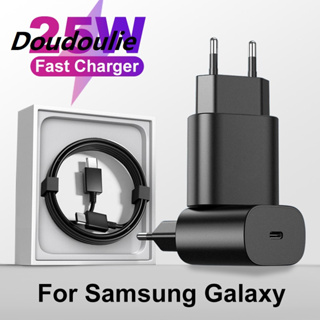 Doudoulie Pd 25W ที่ชาร์จ Usb Type C ชาร์จเร็วมาก สําหรับ Sam-sung Galaxy S23 S22 S21 Note 20 5G A52 A72