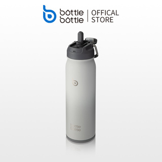 BOTTLE BOTTLE ขวดน้ําสเตนเลส มีฉนวนกันความร้อน 24 ออนซ์ พร้อมหลอดดูด และฝาปิด และกล่องเก็บยา สําหรับเล่นกีฬากลางแจ้ง