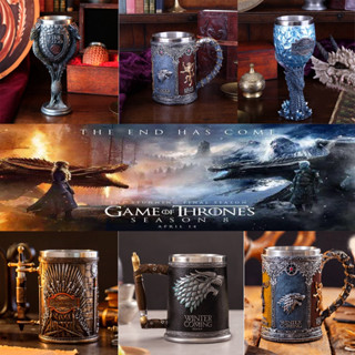 แก้วเบียร์ ลาย Game of Thrones Seven Kingdom Tankards 10 แบบ