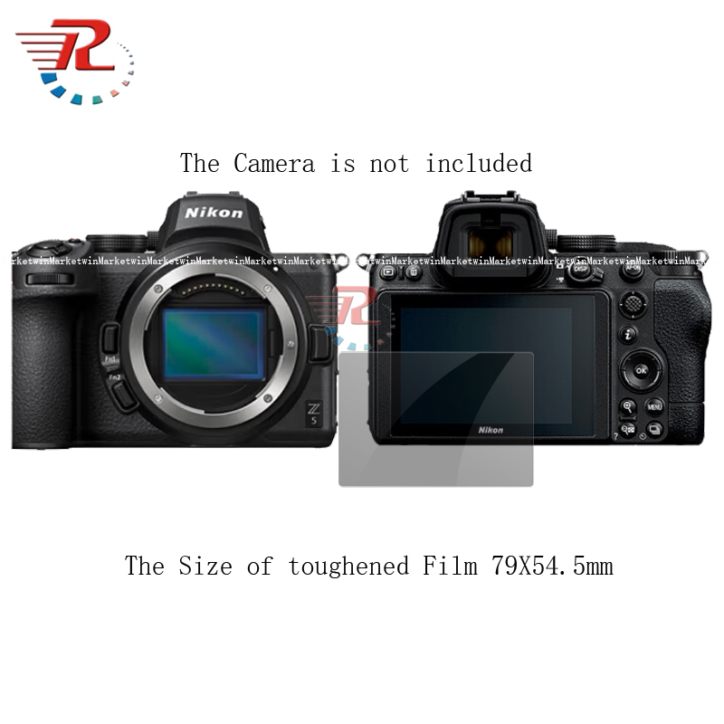 Nikon Z5 กล้องกระจกนิรภัยป้องกันหน้าจอสําหรับ Nikon Z5 กล้องฟิล์มฟิล์มนิรภัย HD ฟิล์มป้องกัน