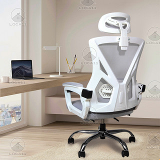 เก้าอี้สำนักงาน Office Chair ปรับความสูงได้ ขาไนล่อน นั่งทำงาน โฮมออฟฟิต สะดวกสบายมาก