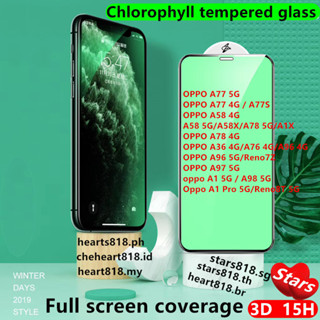 ฟิล์มกระจกนิรภัยกันรอยหน้าจอ สําหรับ OPPO A98 A97 A96 A78 A77 A77S A76 A58 A58X A36 A1 A1X Pro 4G 5G