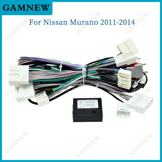 อะแดปเตอร์สายไฟรถยนต์ 16pin สําหรับ Nissan Murano 2011-2014 Android Radio Power Cable