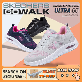 Skechers_ Go-walk รองเท้าผ้าใบลําลอง น้ําหนักเบา เหมาะกับการวิ่งจ๊อกกิ้ง สําหรับสตรี