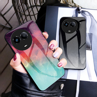 เคสโทรศัพท์มือถือกระจกนิรภัย TPU แบบนิ่ม ขอบแข็ง กันกระแทก สําหรับ Realme 11 5G 11 5G