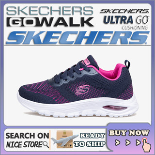 Skechers_ Go-walk รองเท้าผ้าใบลําลอง พื้นเบาะอากาศ กันลื่น เหมาะกับการวิ่ง เล่นกีฬา สําหรับสตรี