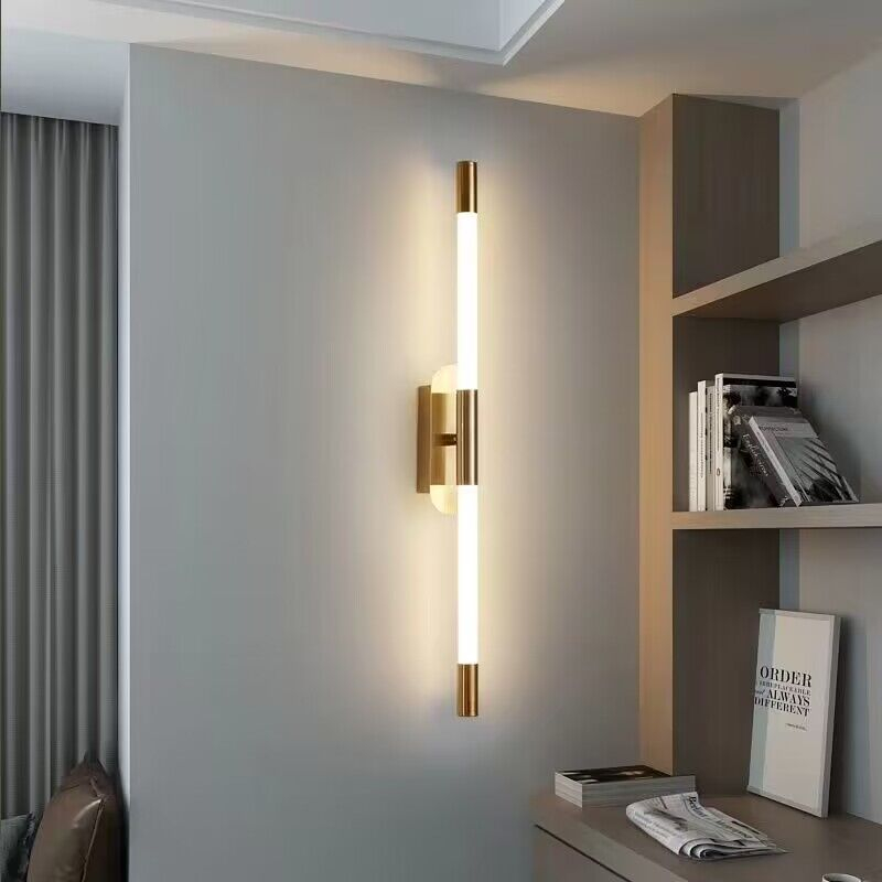 โคมไฟติดผนัง LED 12W หมุนได้ สีทอง สีดํา สไตล์โมเดิร์น สําหรับห้องนอน ห้องครัว ห้องนั่งเล่น
