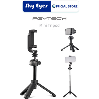 Pgytech ขาตั้งกล้อง ขนาดเล็ก พร้อมที่วางโทรศัพท์ สําหรับโทรศัพท์ / กล้อง Vlogging Shooting