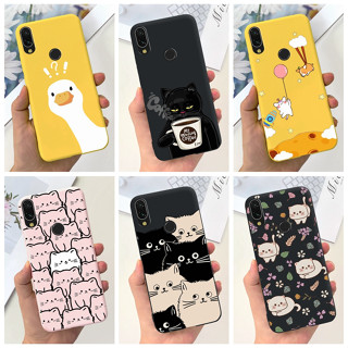 เคสโทรศัพท์มือถือ ซิลิโคนนุ่ม ลายการ์ตูนแมวน่ารัก สีแคนดี้ สําหรับ Vivo Y11 Y12i 1906 Y12 Y15 Y17 Y19 1915 Y91 Y91i Y91C Y90 Y93 Y95 Y1S V11i V11 Pro 2023