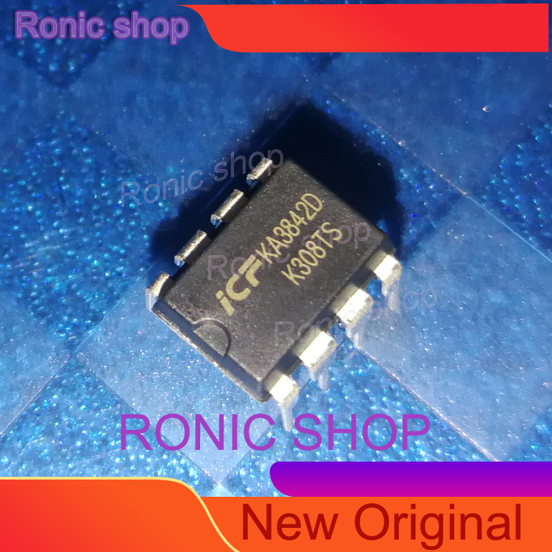 5 ชิ้น KA3842D DIP8 ยี่ห้อใหม่และ KA3842 POWER IC DIP-8 ชิปการจัดการพลังงาน