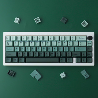 Gmk ปุ่มกดคีย์บอร์ด 144 คีย์ PBT DYE-SUB สีเขียว สําหรับคีย์บอร์ด Mechanical