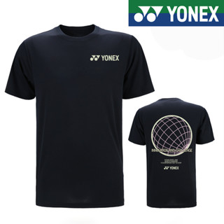 Yonex ใหม่ เสื้อกีฬาแบดมินตัน แขนสั้น ผ้าตาข่าย ระบายอากาศ แห้งเร็ว สไตล์เกาหลี สําหรับผู้ชาย และผู้หญิง 2023