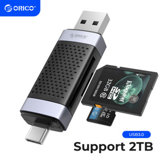 Orico อะแดปเตอร์การ์ดรีดเดอร์ Type C USB3.0 เป็น SDXC SDHC MMC อุปกรณ์เสริม สําหรับแล็ปท็อป PC (CD2D)