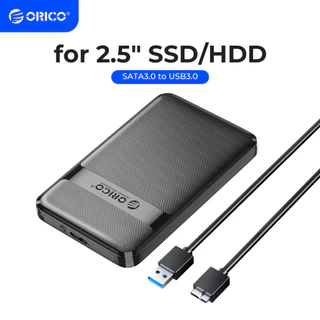 Orico HDD Case 2.5 นิ้ว SATA เป็น USB3.0 Type-C HDD Enclosure 6Gbps Max USB-C ภายนอก SATA HDD Enclosure รองรับ Auto-Sleep(2577U3-V1)