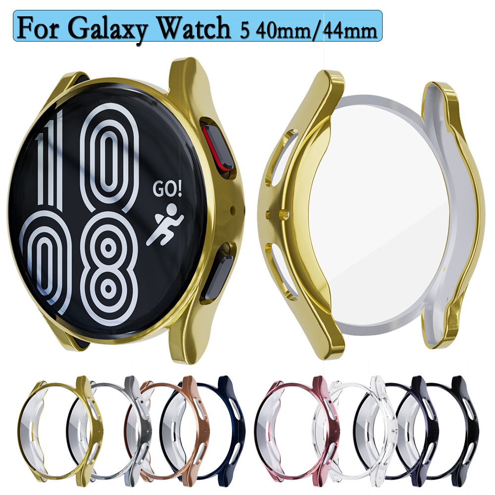 เคสกันรอยหน้าจอ TPU แบบนิ่ม ทนทาน สําหรับ Samsung Galaxy Watch 5 40 มม. / 44 มม.