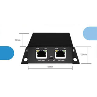 Poe Extender พาวเวอร์ซัพพลาย เครือข่าย Extender 2 ชิ้น