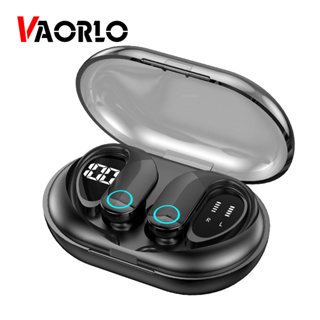 Vaorlo หูฟังไร้สาย หน้าจอดิจิทัล LED ความล่าช้าต่ํา พร้อมไมโครโฟนสเตอริโอ HiFi สําหรับสมาร์ทโฟนทุกรุ่น